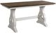Intercon Drake French Oak Counter Table with Rustic Gray Base-0