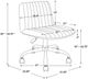 Linon Savon Gray Office Chair-2