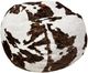 CordaRoy's® Original Cow Faux Fur Queen Bean Bag Chair-0