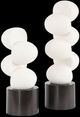 Uttermost® Symmetry 2-Piece Dark Bronze/White Sculpture Set-0
