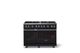 Viking® 5 Series 48" Onyx Pro Style Gas (NG) Range with Polished Chrome Trim-3