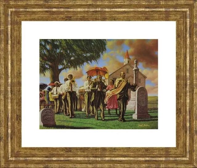 Classy Art Funeral Framed Print Wall Art-0