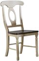 A-America® Bristol Isles Chalk/Cocoa Bean Napoleon Dining Side Chair-0