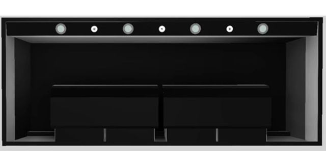 Vent-A-Hood® Designer Series 60" Black Wall Mounted Range Hood-3