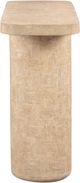 TOV Furniture Suraya Faux Travertine 55" Concrete Indoor/Outdoor Console Table-4