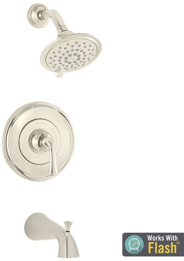 American Standard Patience® Polished Nickel Tub and Shower Trim Kit with Pressure Balance Cartridge-2