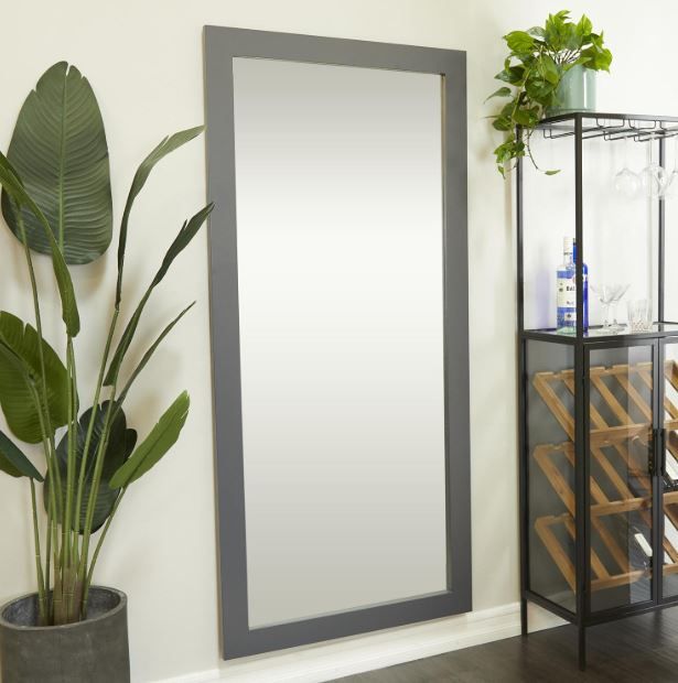Deco Marche Gray Rectangular Wall Mirror-4
