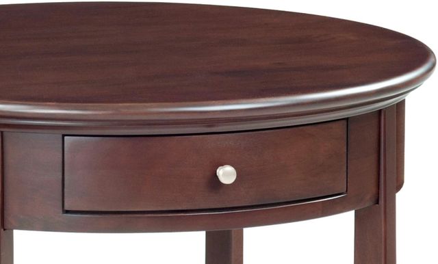 Whittier Wood® Furniture McKenzie Caffe Round End Table-1