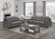 Homelegance® Mischa Dark Gray Loveseat-1