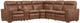 Flexsteel® Dutch Cortado Leather Power Reclining Sectional with Custom Layout Options-0