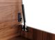 Transformer Table Transformer Royal Walnut Table to Desk with Black Base-4