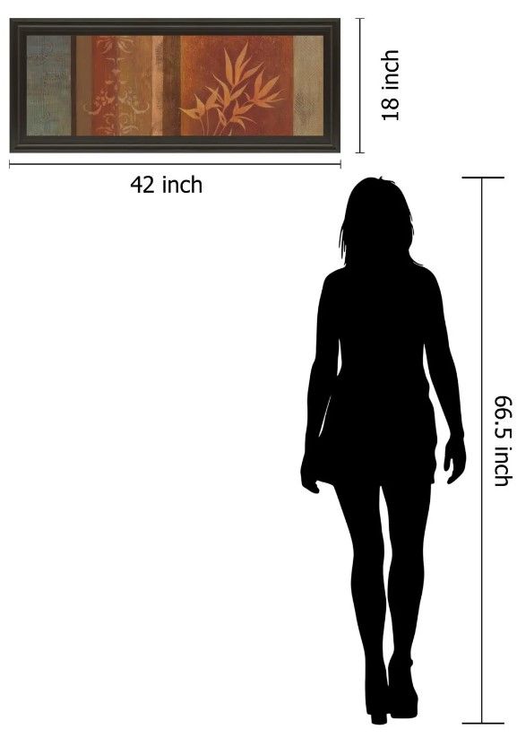 Classy Art Leaf Silhouette Il By Jordan Grey Wall Art-3