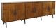 Jofran Inc. Colhane Cedar 6-Door Accent Cabinet-0