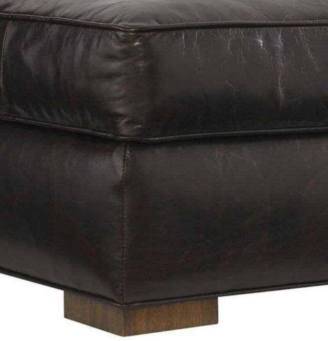 Lexington Home Customizable Edgemere Leather Ottoman-1