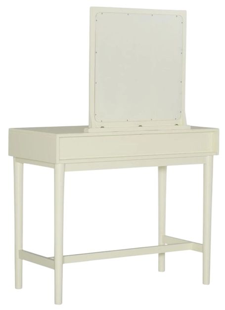 Linon Garbo 2-Piece Cream Vanity Set-2