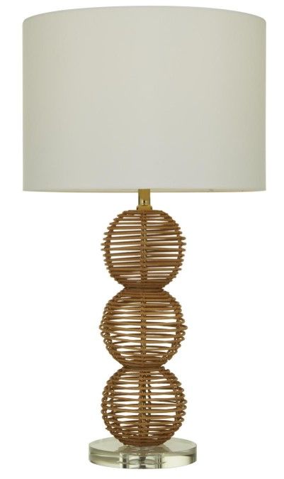Deco Marche Brown/White Table Lamp-0