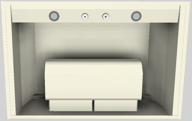 Vent-A-Hood® Designer Series 36" Biscuit Wall Mounted Range Hood-3