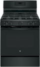 GE® JGB660DEJBB 30" Free Standing Gas Range-Black-0