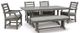 Signature Design by Ashley® Visola 6-Piece Gray Outdoor Dining Set-0