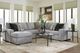 Benchcraft® Lakepoint 2-Piece Nickel Left-Arm Facing Sectional and Chaise-1