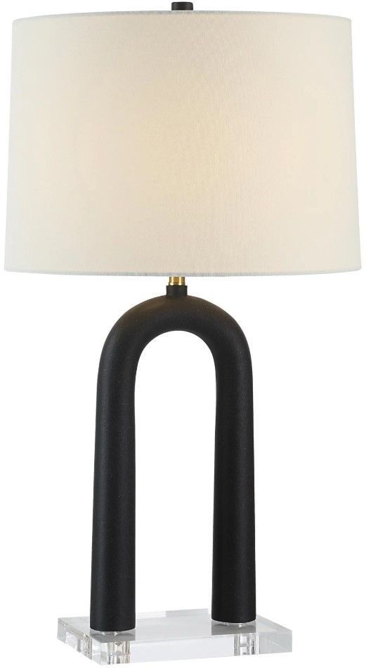 Renwil® Everren Pisa Matte Black Table Lamp-4