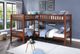 Homelegance® Rowe Dark Cherry Twin/Twin Corner Bunk Bed-1