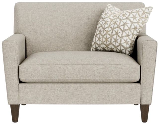 Flexsteel® Digby Silver Driftwood Chair and a Half-1