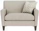 Flexsteel® Digby Silver Driftwood Chair and a Half-1