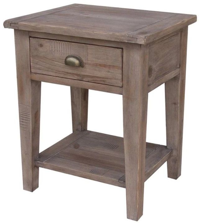 LH Home Irish Coast Sundried Side Table-0