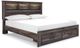 Signature Design by Ashley® Drystan 5-Piece Brown Rustic King Storage Bed Set-1