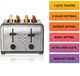 Kenmore® 4 Slice Stainless Steel Toaster-2