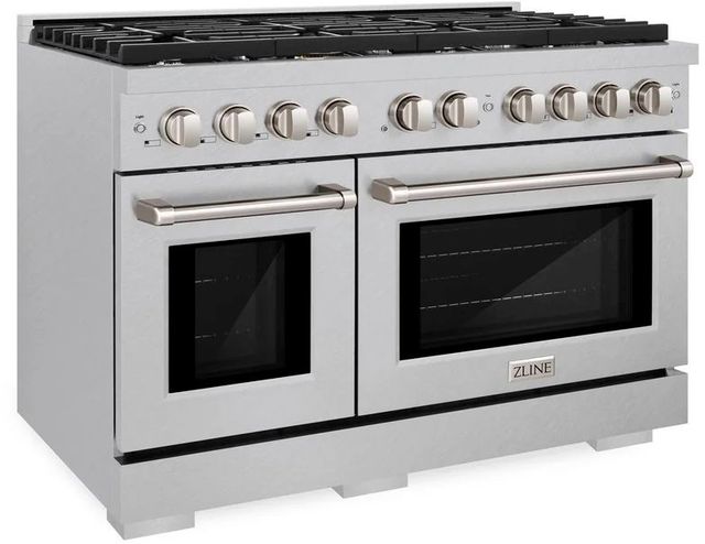 ZLINE Paramount 48" Satin Stainless Steel Pro Style Dual Fuel Range-2
