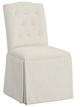Fairfield® Customizable Entree Dining Camel Short Back Skirted Dining Chair with Tobacco Legs and Buttons-0