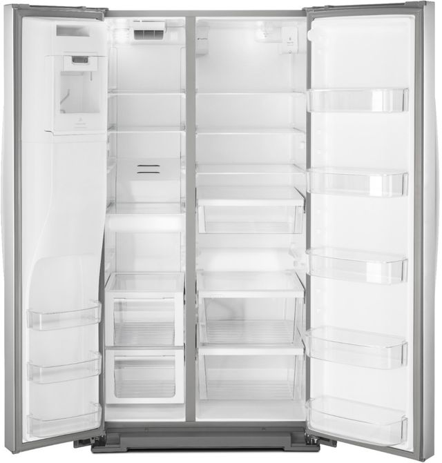Whirlpool® 36 in. 28.5 Cu. Ft. Fingerprint Resistant Stainless Steel Side-by-Side Refrigerator-1
