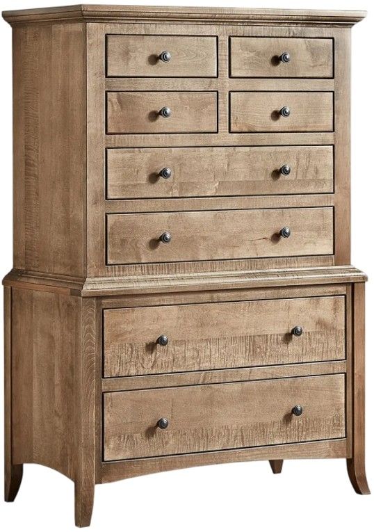 Archbold Furniture Customizable Amish Essentials Provence 8-Drawer Chest-0