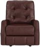 Flexsteel® Customizable Devon 34" Leather Manual Rocking Recliner-3