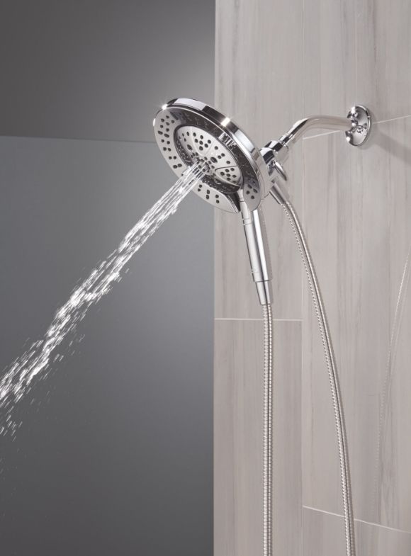 Delta Universal Showering Lumicoat® Chrome 2.5 GPM 7-Setting In2ition® with ProClean®-1