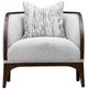 Michael Amini® Houston Gray/Walnut Matching Chair-2