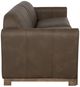 International Furniture Direct Balam Dark Brown/Stained Brown 88" Two-Cushion Sofa-2