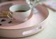 A & B Home Blush Pink 13" Round Decorative Tray-3