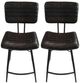 Coaster® Partridge 2-Piece Antique Espresso Leather Counter Stool-3