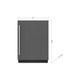 Sub-Zero® Designer 24" 4.7 Cu. Ft. Custom Panel Ready Smart Right Hinge Under-the-Counter Refrigerator with Ice Maker-1