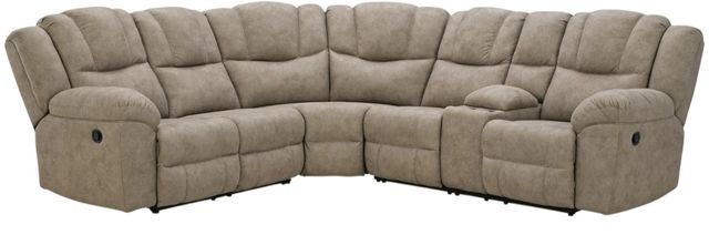 Signature Design by Ashley® Pearce-Pike 3-Piece Birch Manual Reclining Modular Sectional with Console-0