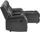 Global Furniture USA U1818 2-Piece Blanche Charcoal Manual Reclining Sectional with Chaise-4