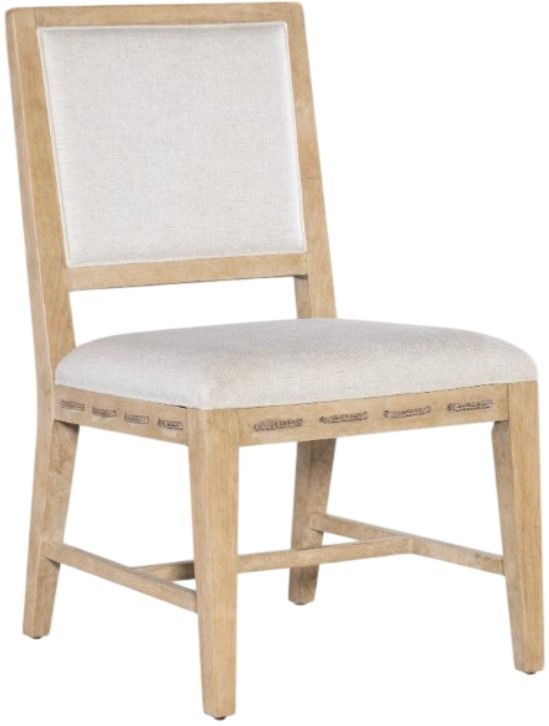 Hooker® Furniture Retreat Dune/Wiley Snow Dining Side Chair-0