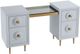 TOV Furniture Bovey Light Grey Lacquer Desk-1