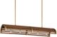 Currey & Company Woodbine Brass/Chestnut Chandelier-2