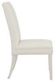 Fairfield® Customizable Entree Dining Pull Tall Back Dining Chair with Linen Legs-2