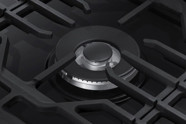 Samsung 36" Fingerprint Resistant Black Stainless Steel Gas Cooktop-3