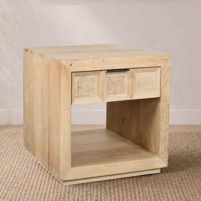 Parker House® Laguna Bleached Natural End Table-1